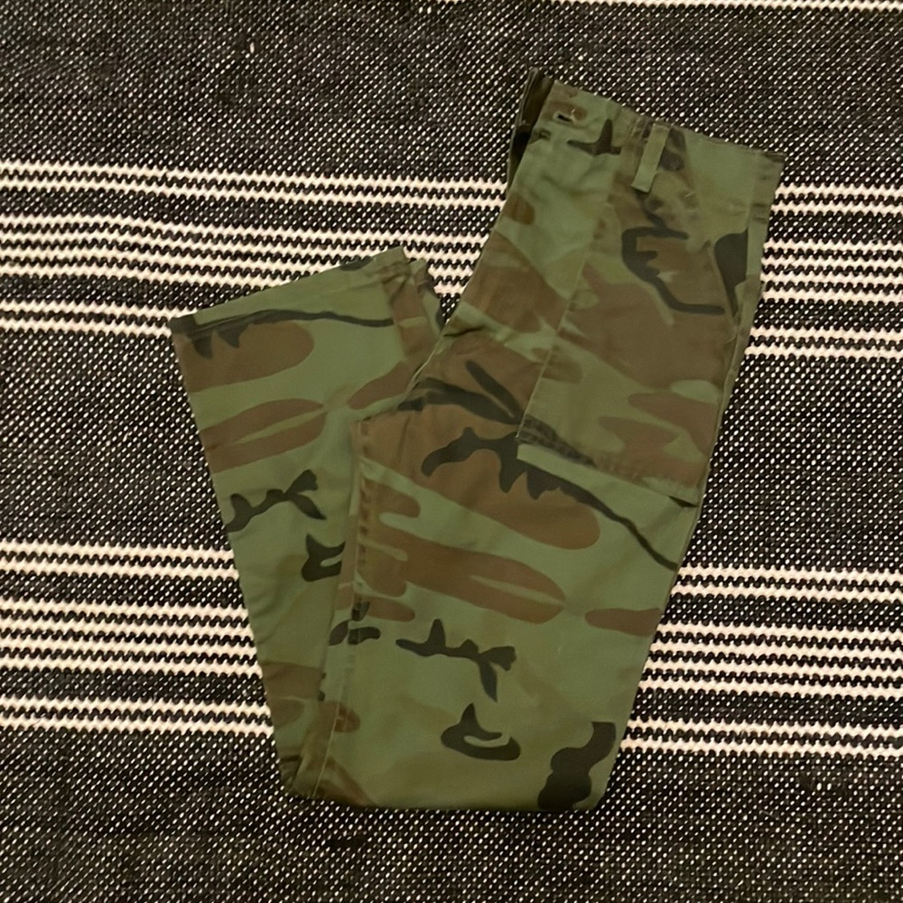Lightweight army print camo pants